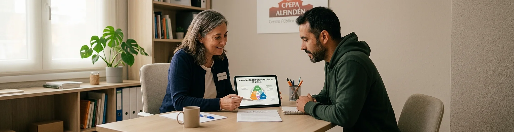 Asesoramiento personalizado en el CPEPA Alfindén para la acreditación de competencias